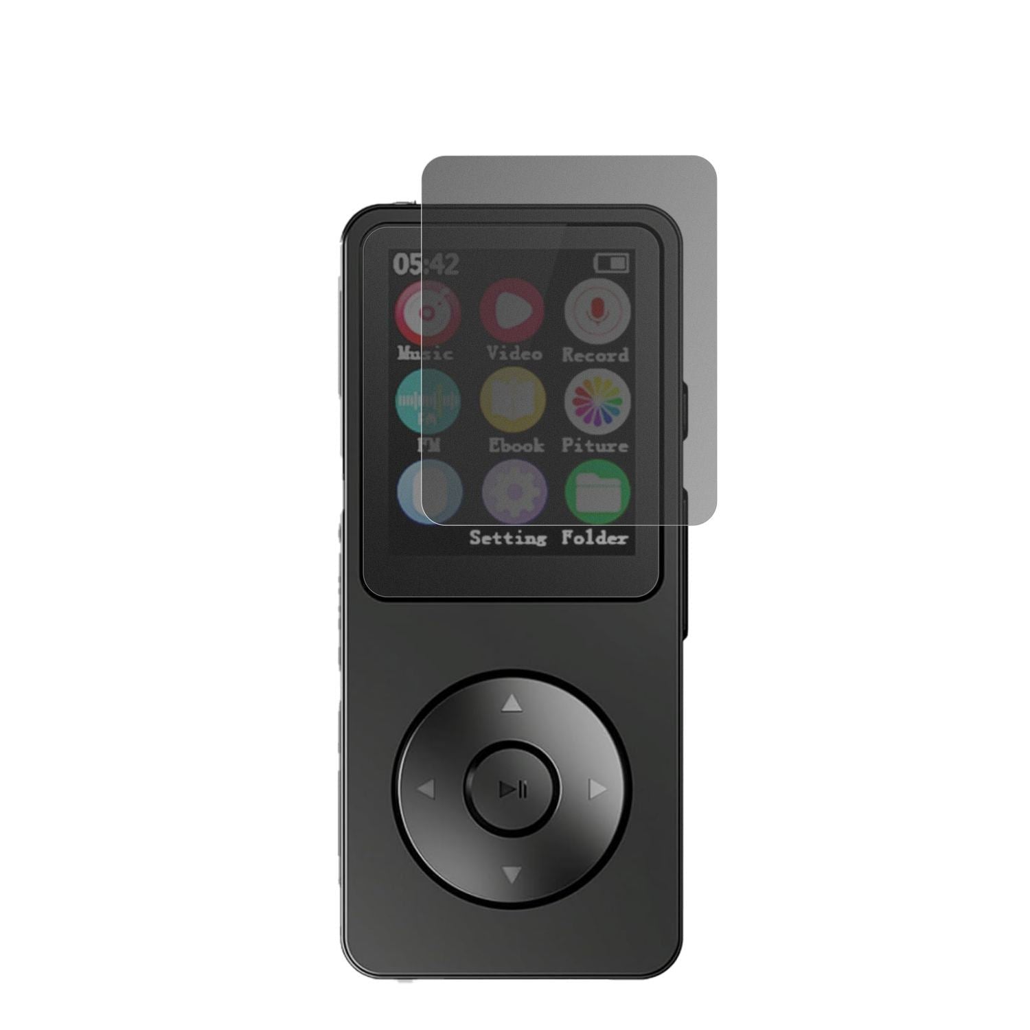 Blickschutzfolie für LICAEVEY MP3-Player matt Schu (2)