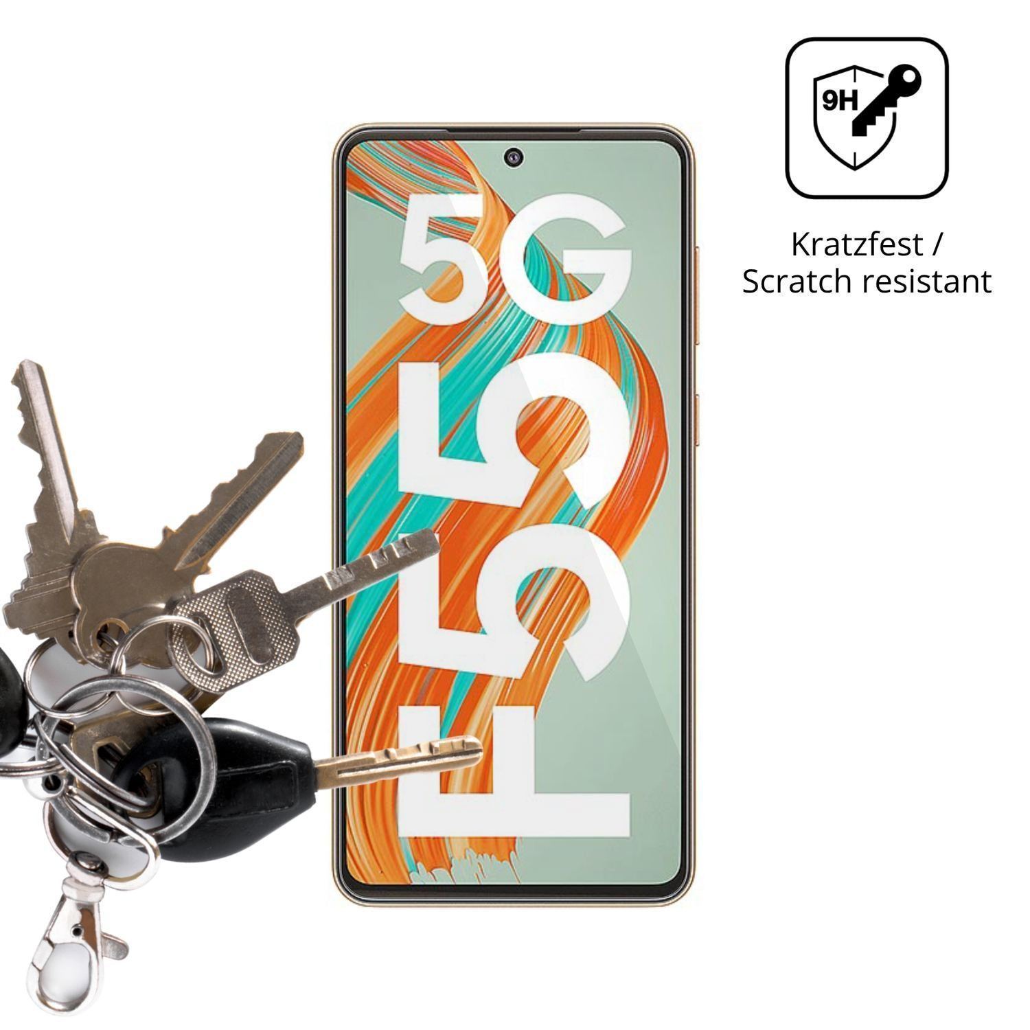 2x 9H Schutzfolie für Samsung Galaxy F55 Panzerfol (3)