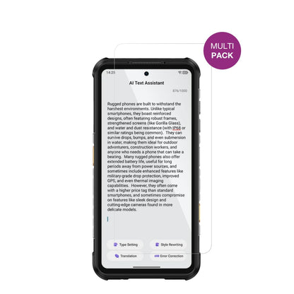 4x Schutzfolie klar für Ulefone RugOne Xever 7 Dis (2)