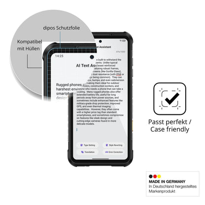 4x Schutzfolie klar für Ulefone RugOne Xever 7 Dis (6)