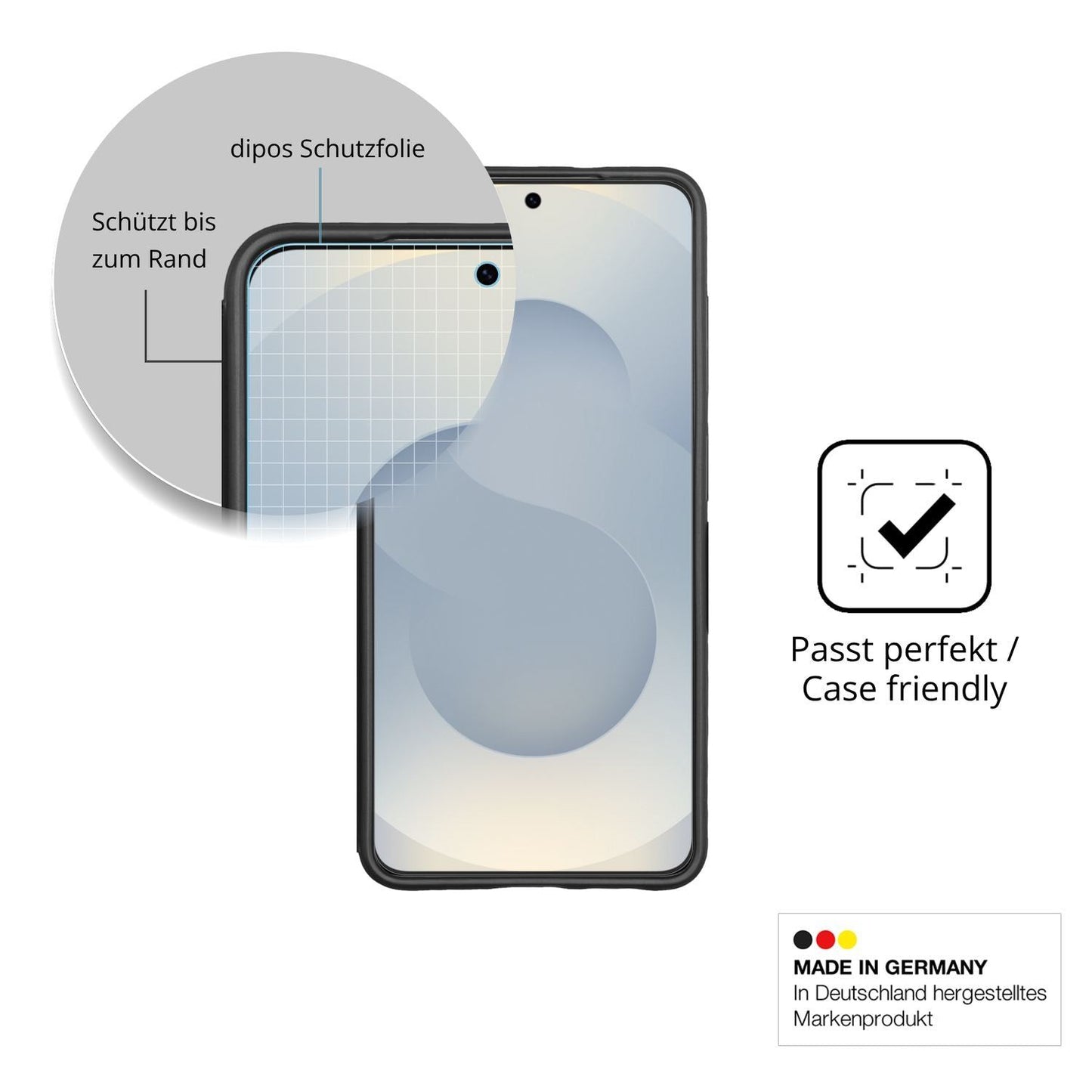 2x 9H Schutzfolie matt für Samsung Galaxy S26 Case (6)