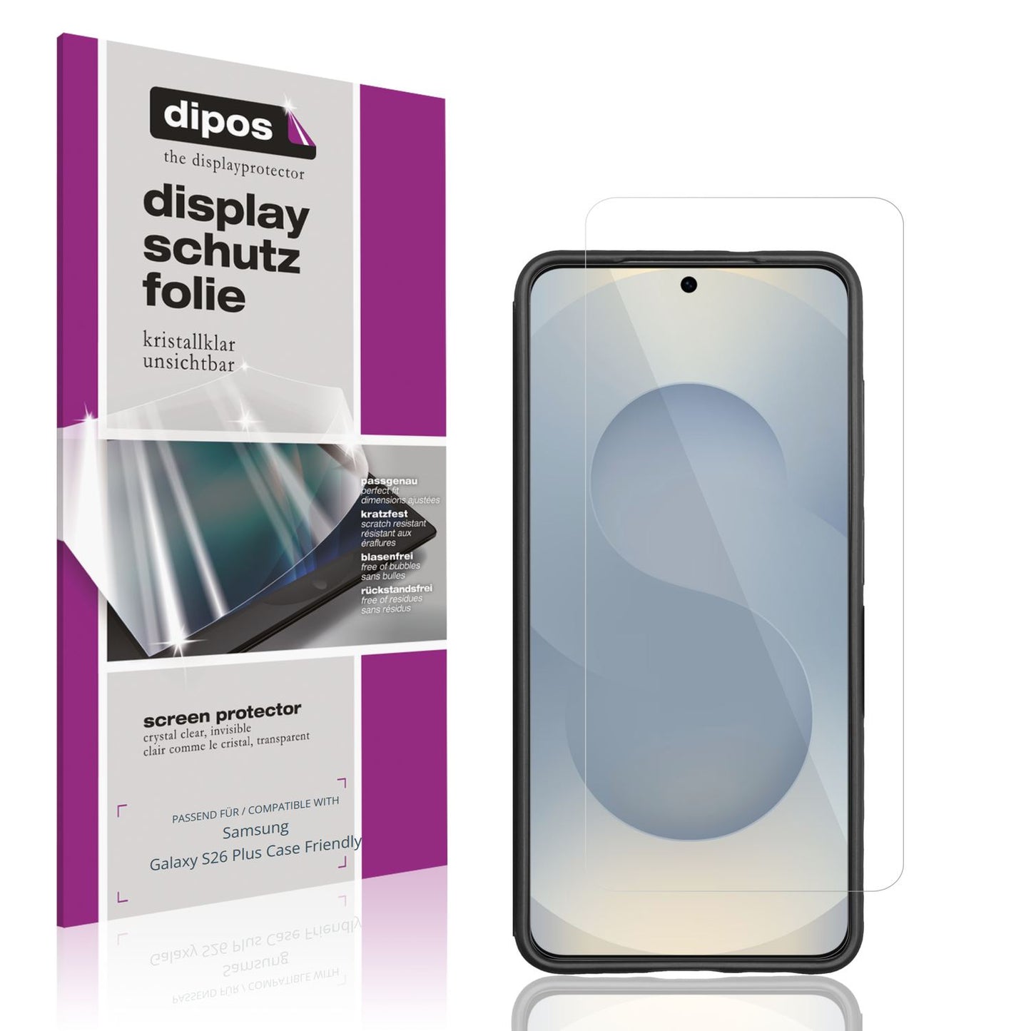 4x Schutzfolie klar für Samsung Galaxy S26 Plus Ca (1)