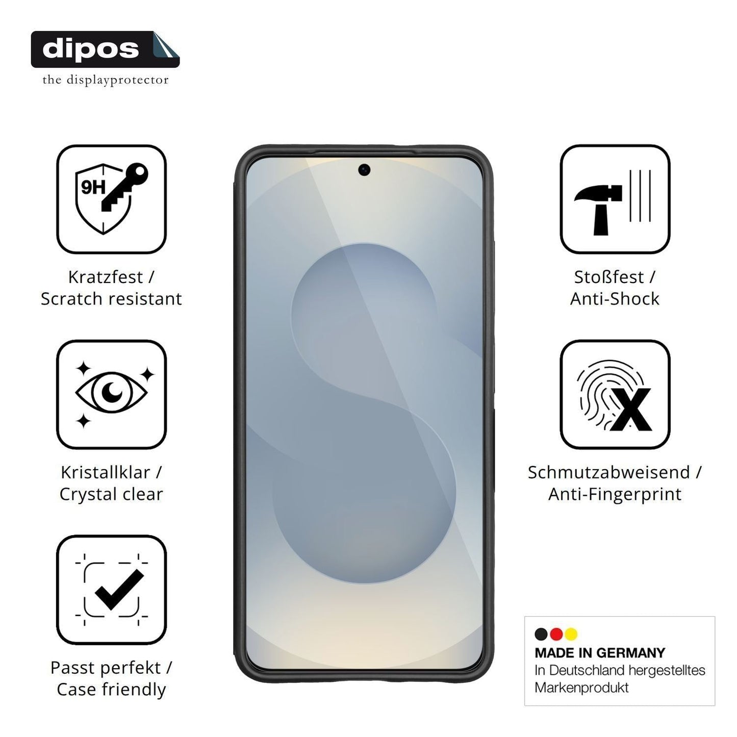 2x 9H Schutzfolie für Samsung Galaxy S26 Plus Case (7)