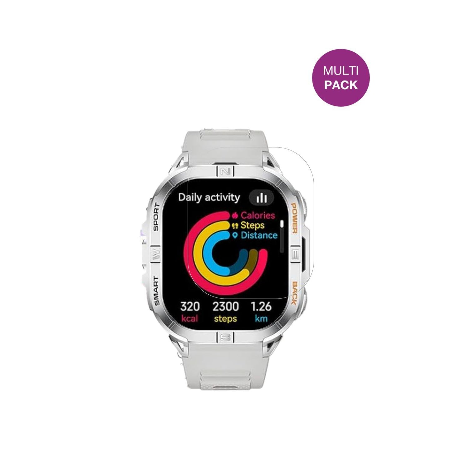 6x Schutzfolie klar für SUNKTA DM6 Display-Schutzf (2)