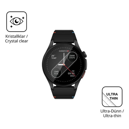 6x Schutzfolie klar für Zenwatch Zenara Display-Sc (5)