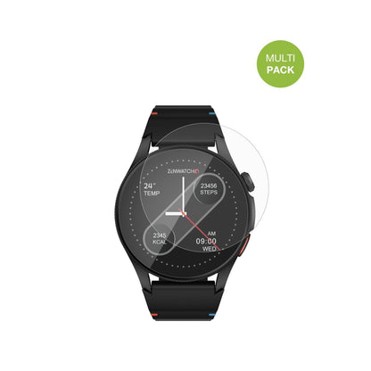 6x Schutzfolie matt für Zenwatch Zenara Display-Sc (2)