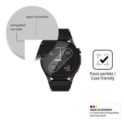 6x Schutzfolie matt für Zenwatch Zenara Display-Sc (6)