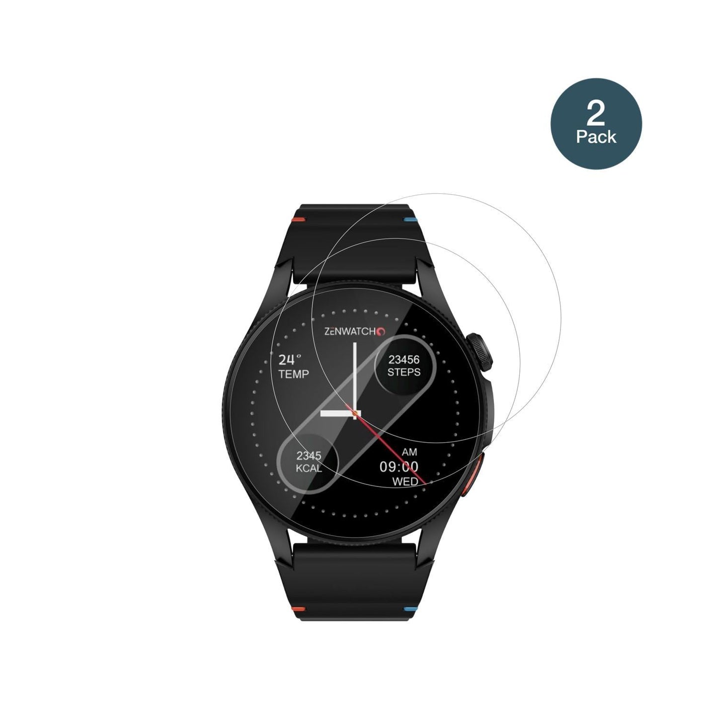 2x 9H Schutzfolie für Zenwatch Zenara Panzerfolie (2)
