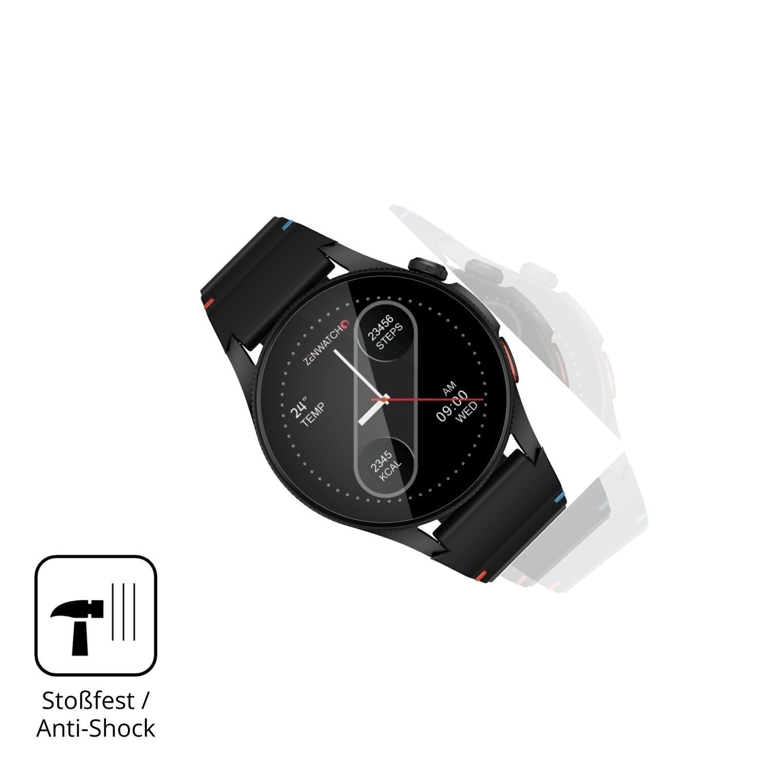 2x 9H Schutzfolie für Zenwatch Zenara Panzerfolie (4)