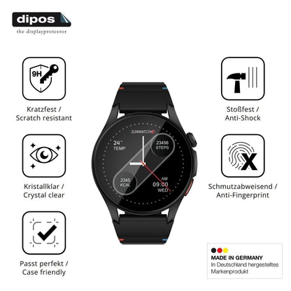 2x 9H Schutzfolie für Zenwatch Zenara Panzerfolie (7)