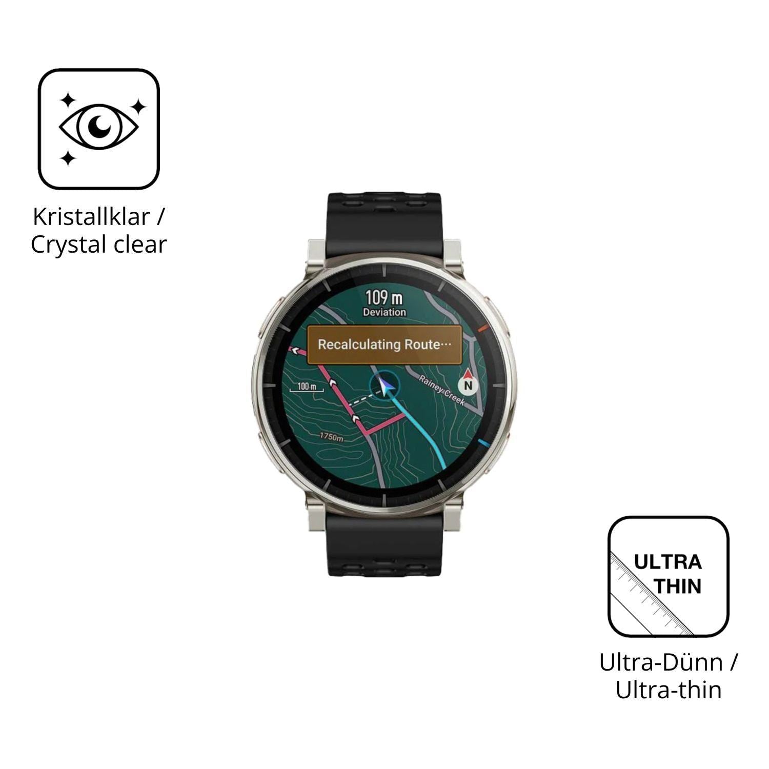 6x Schutzfolie klar für Amazfit Active 3 Premium D (5)