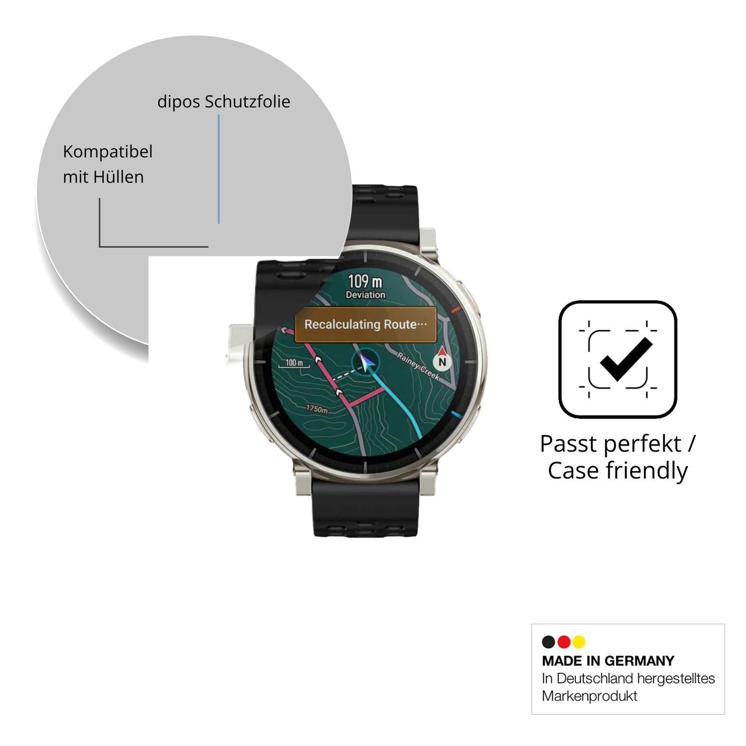 6x Schutzfolie klar für Amazfit Active 3 Premium D (6)