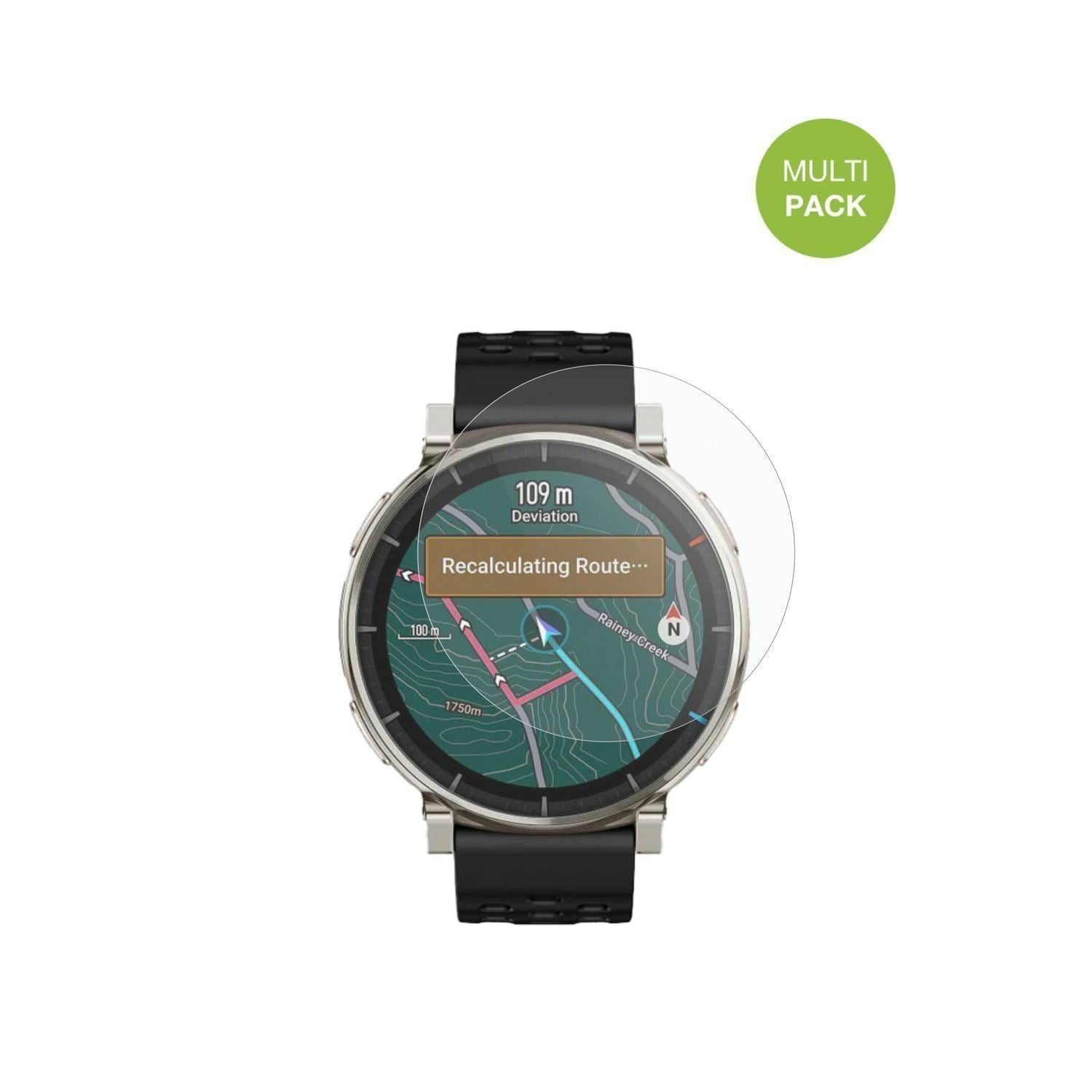 6x Schutzfolie matt für Amazfit Active 3 Premium D (2)