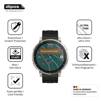 6x Schutzfolie matt für Amazfit Active 3 Premium D (7)