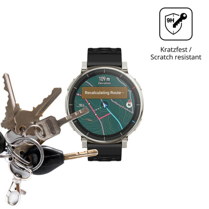 2x 9H Schutzfolie matt für Amazfit Active 3 Premiu (3)
