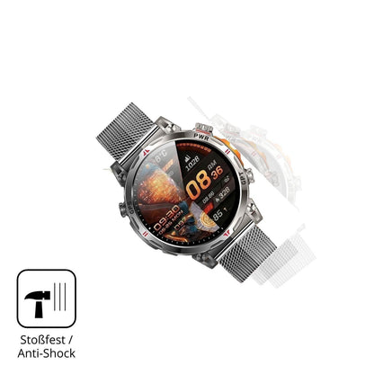 2x 9H Schutzfolie für NONGAMX 1.7 Zoll Smartwatch  (4)