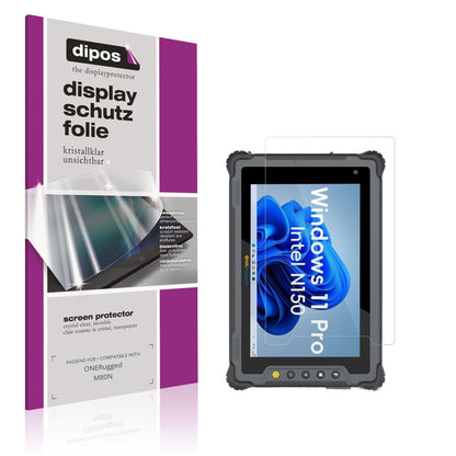 2x Schutzfolie klar für ONERugged M80N Display-Sch (1)