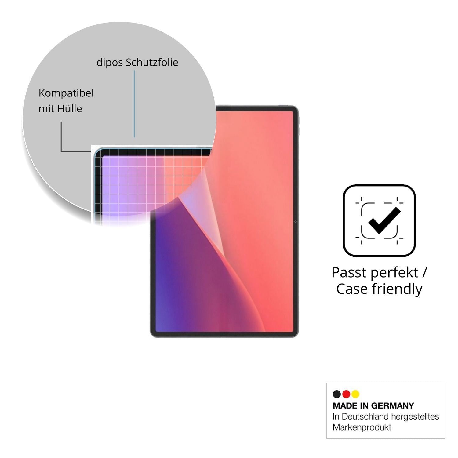 2x Schutzfolie matt für Lenovo Xiaoxin Pad Pro 13  (6)