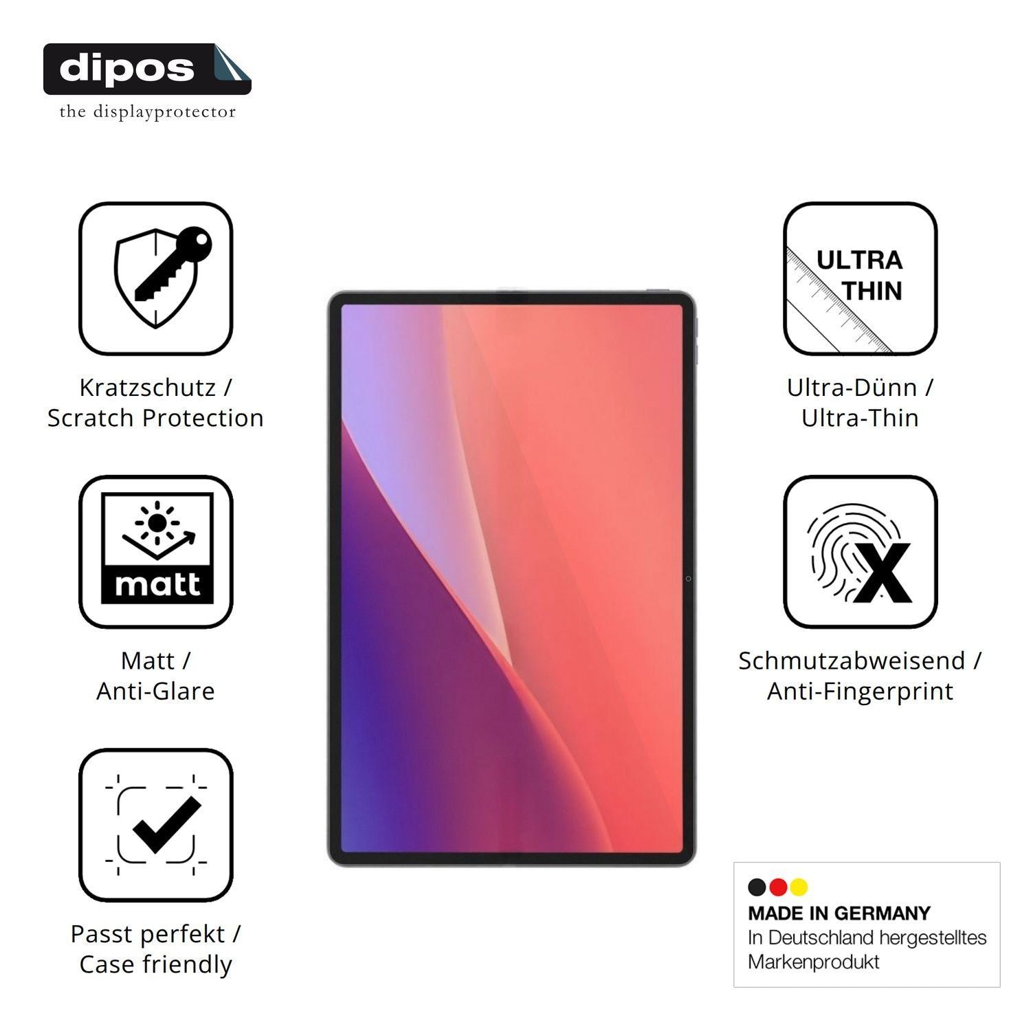 2x Schutzfolie matt für Lenovo Xiaoxin Pad Pro 13  (7)
