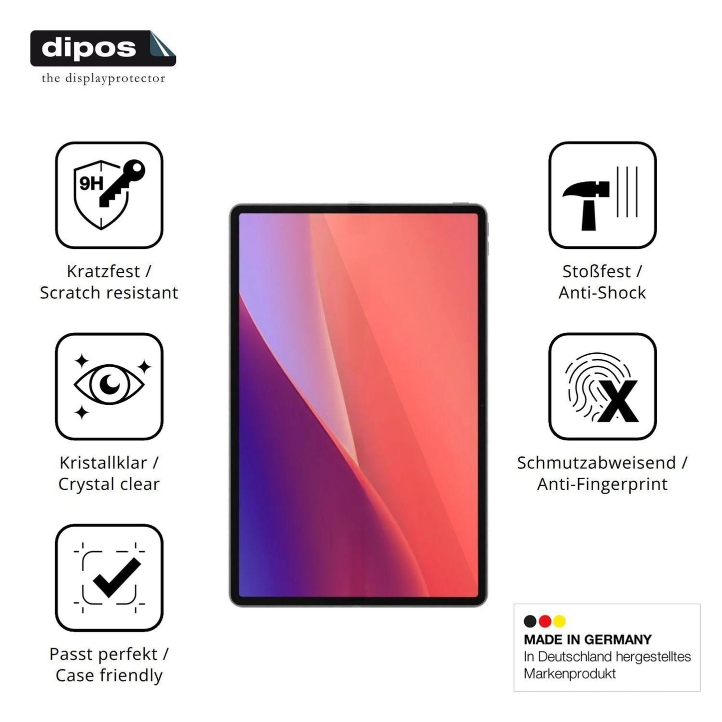 2x 9H Schutzfolie für Lenovo Xiaoxin Pad Pro 13 Pa (7)