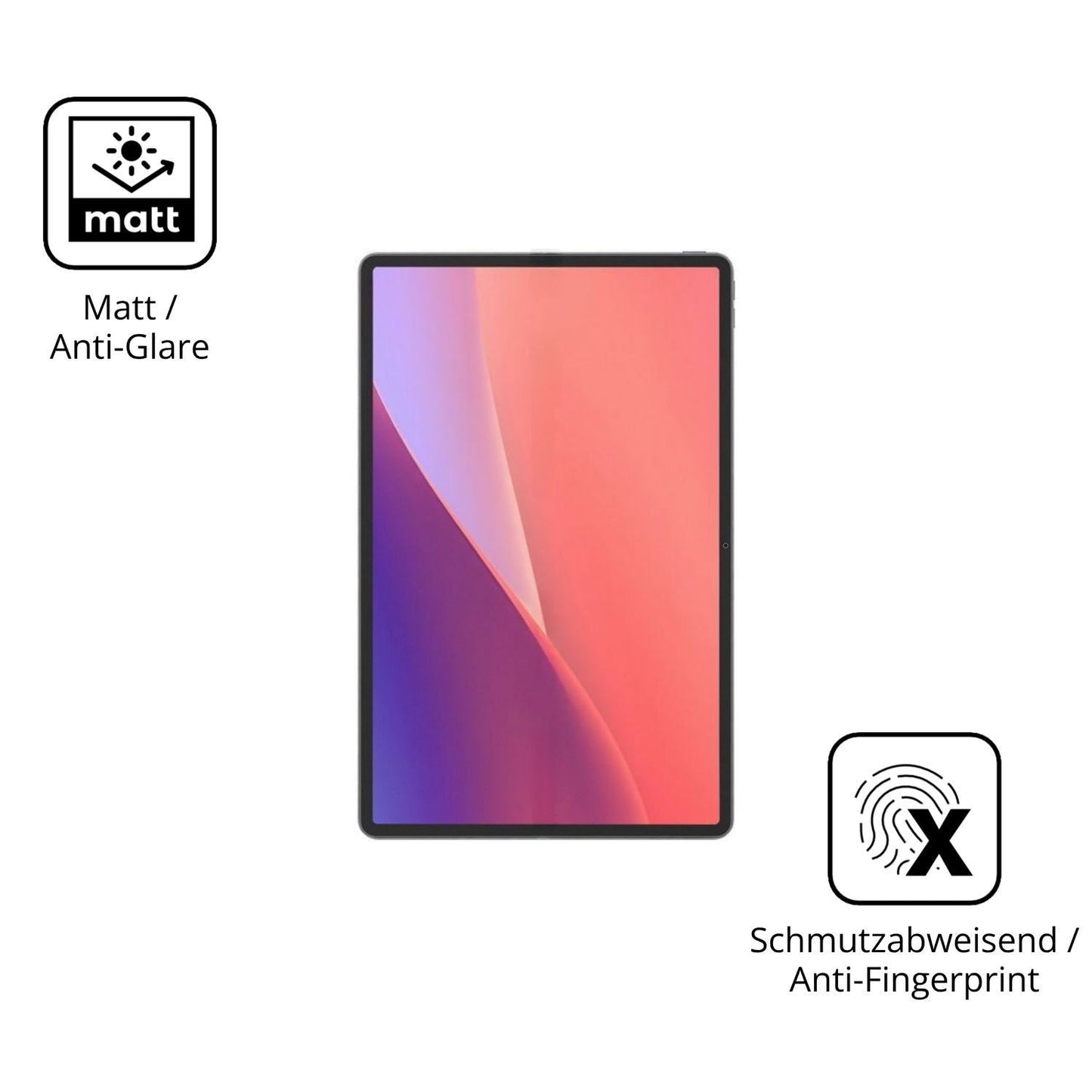 2x 9H Schutzfolie matt für Lenovo Xiaoxin Pad Pro  (5)