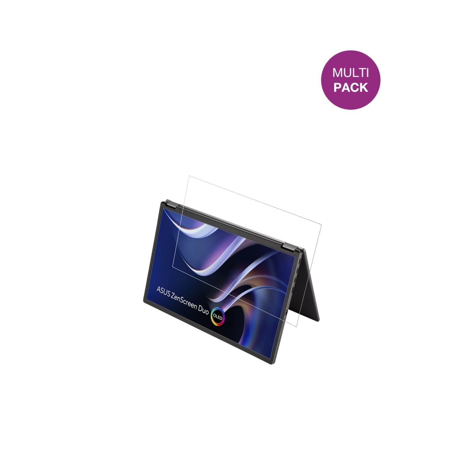2x Schutzfolie klar für Asus ZenScreen Duo OLED MQ (2)