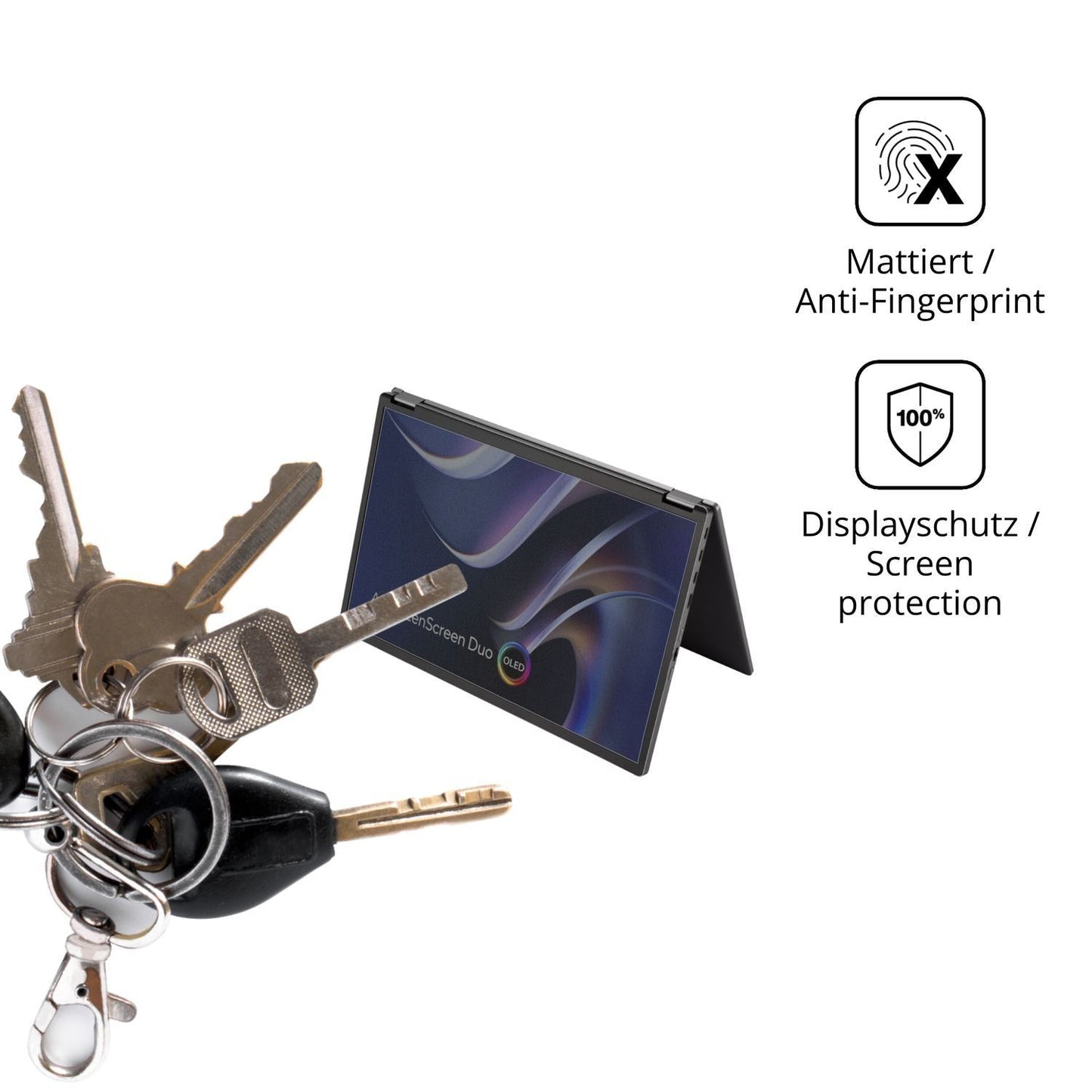 Blickschutzfolie für Asus ZenScreen Duo OLED MQ149 (3)