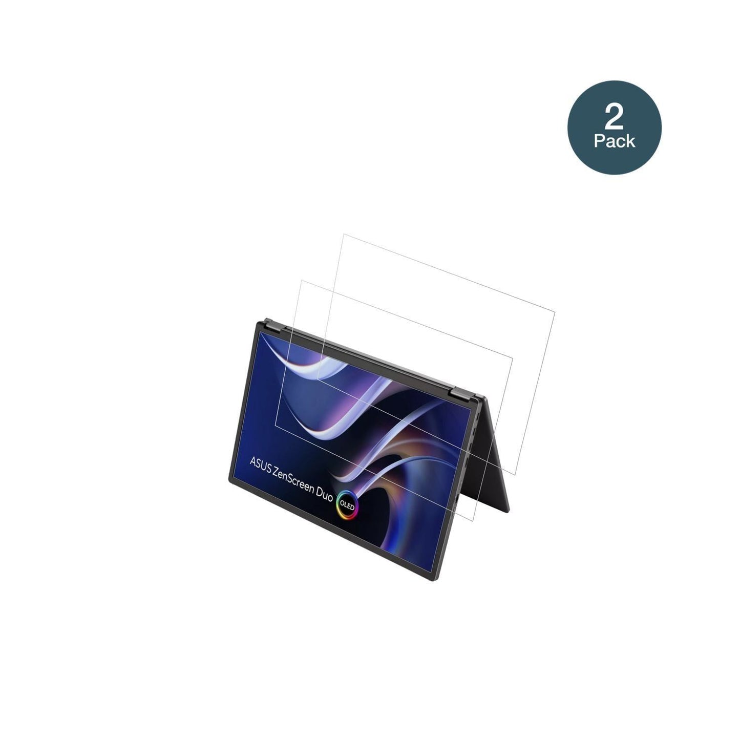 2x 9H Schutzfolie für Asus ZenScreen Duo OLED MQ14 (2)