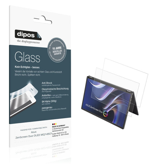 2x 9H Schutzfolie matt für Asus ZenScreen Duo OLED (1)