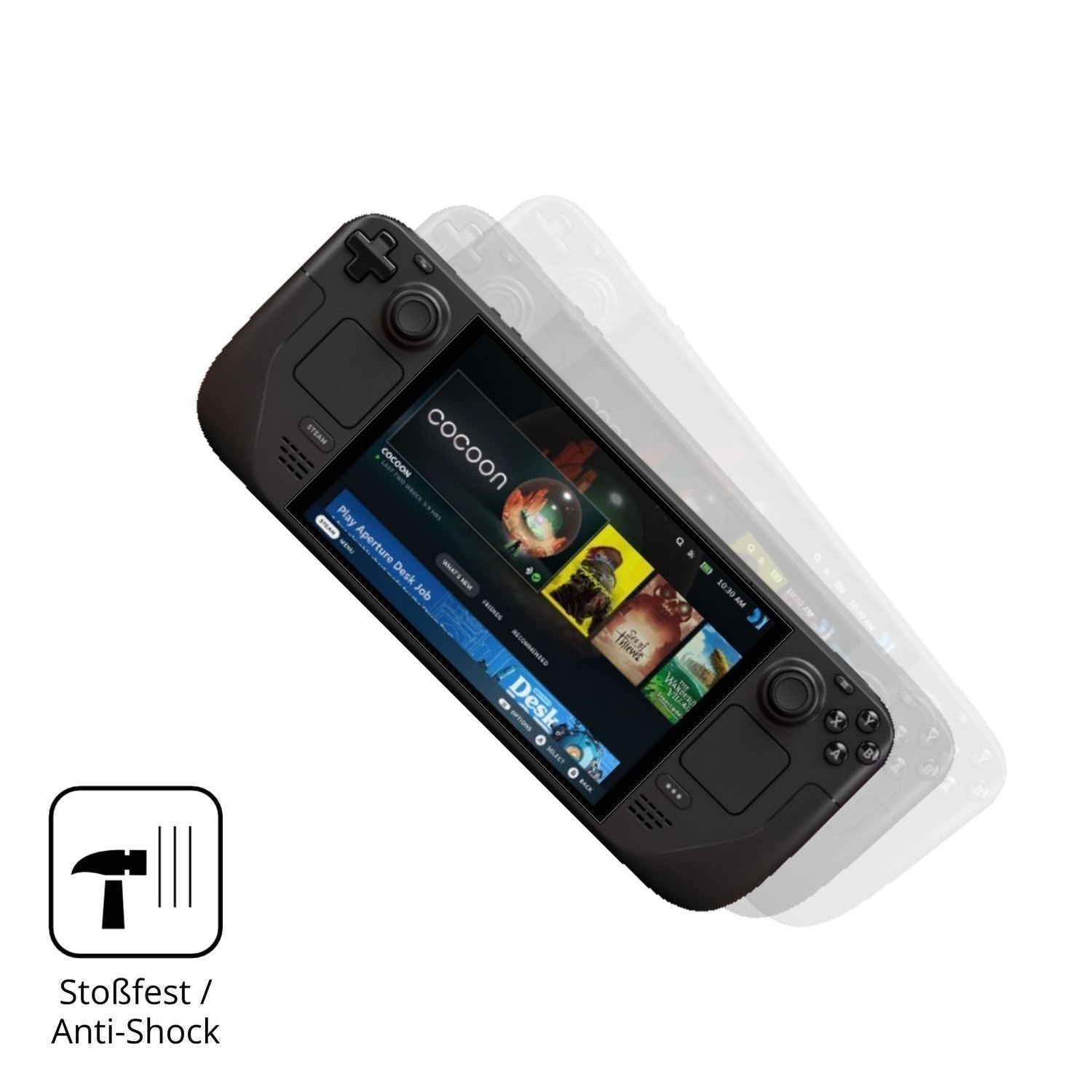 2x 9H Schutzfolie für Velvet Steam Deck OLED Panze (4)