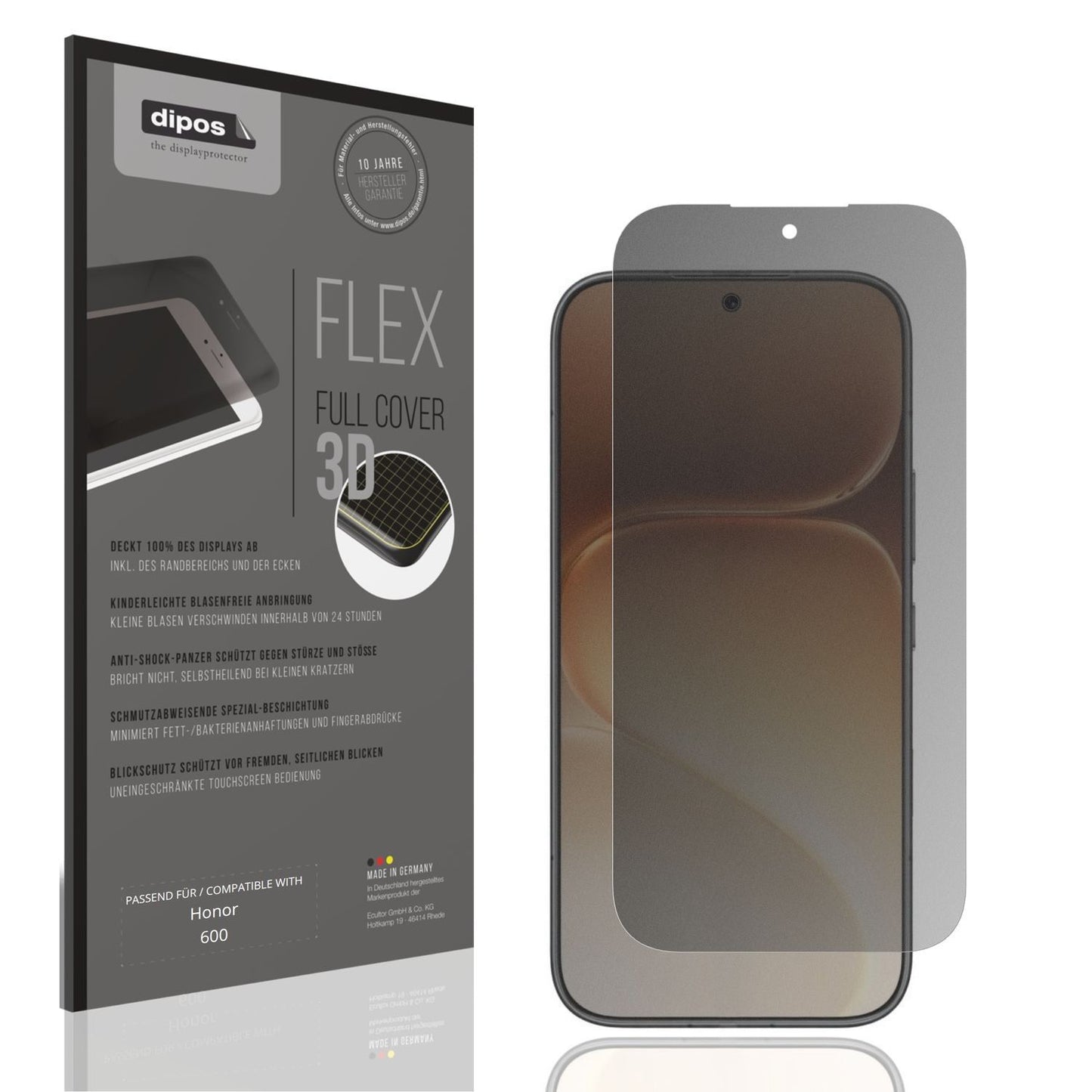 Full Cover Privacy Blickschutzfolie für Honor 600 (1)