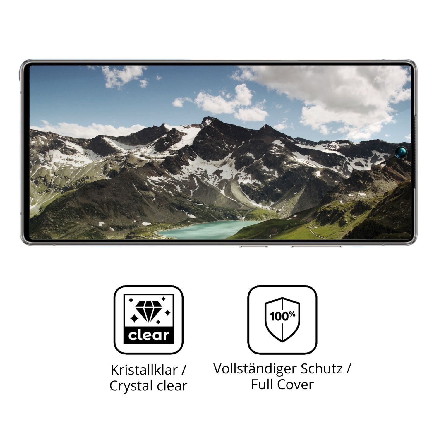 2x 3D Full Cover Schutzfolie für LatsYrs S25 Mini (5)