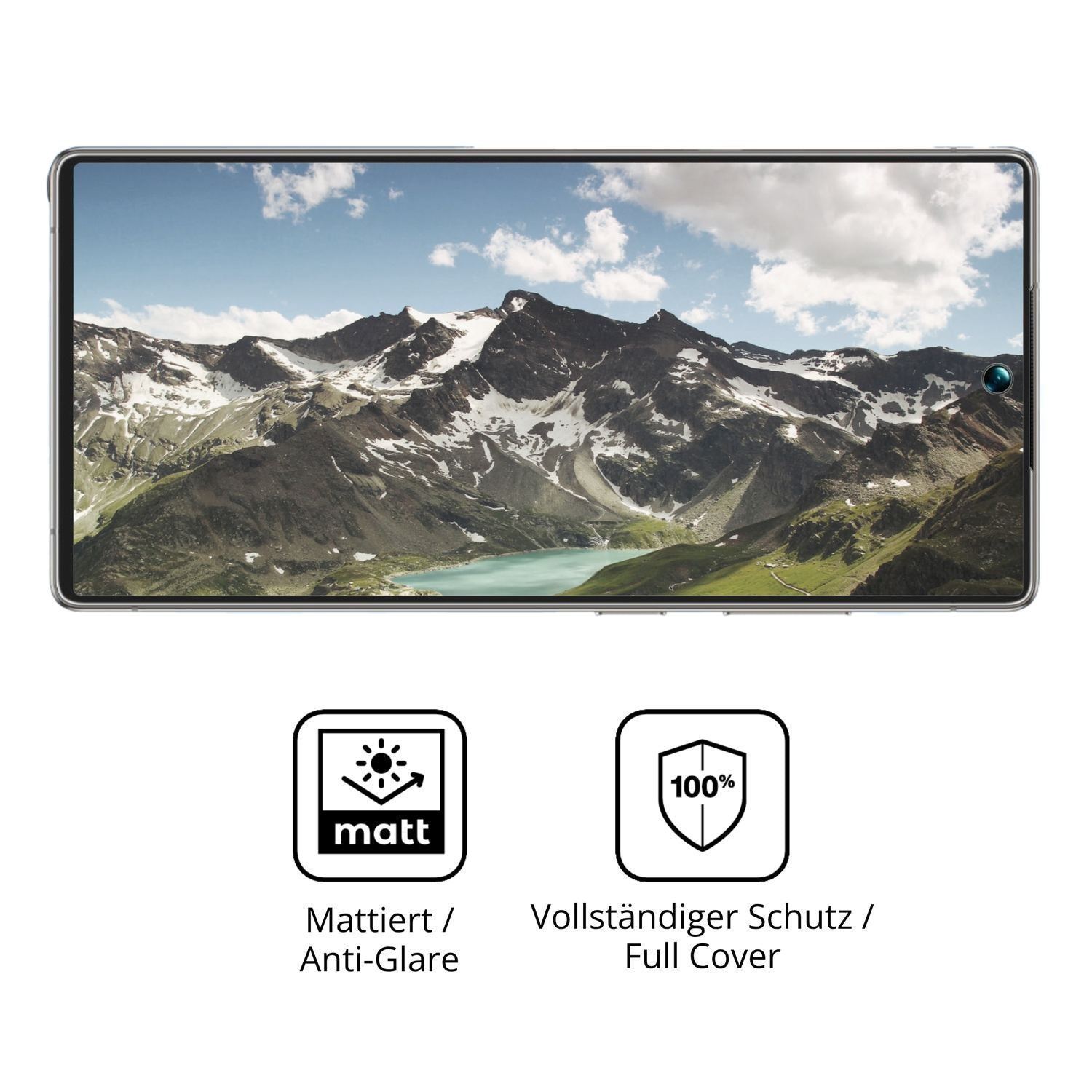 2x Full Cover Schutzfolie matt für LatsYrs S25 Min (5)