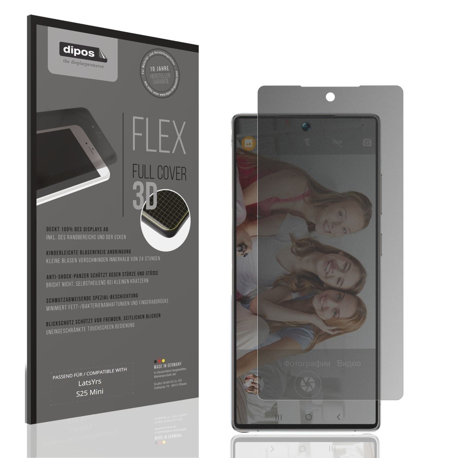 Full Cover Privacy Blickschutzfolie für LatsYrs S2 (1)