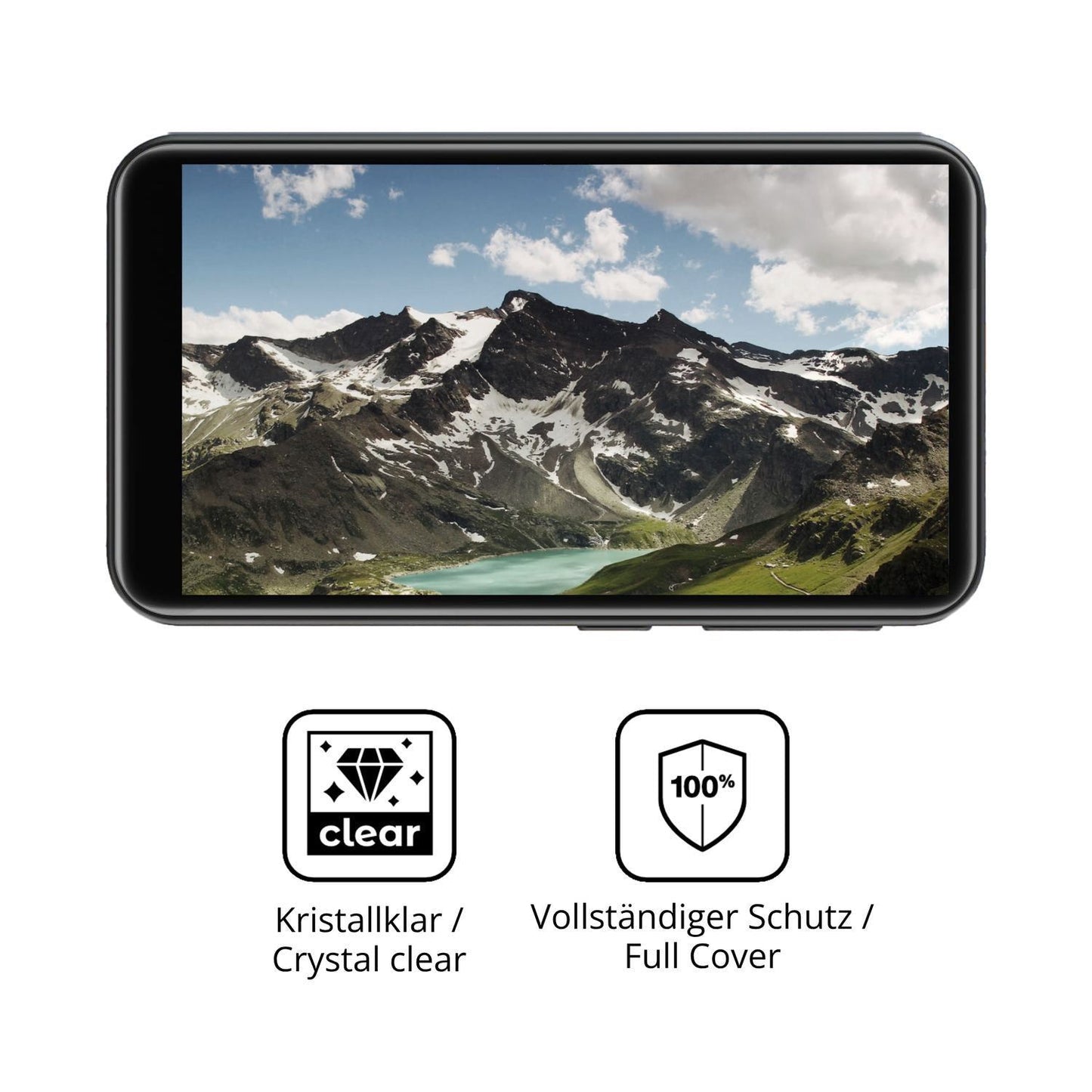 2x 3D Full Cover Schutzfolie für Diofox M12 MP3-Pl (5)