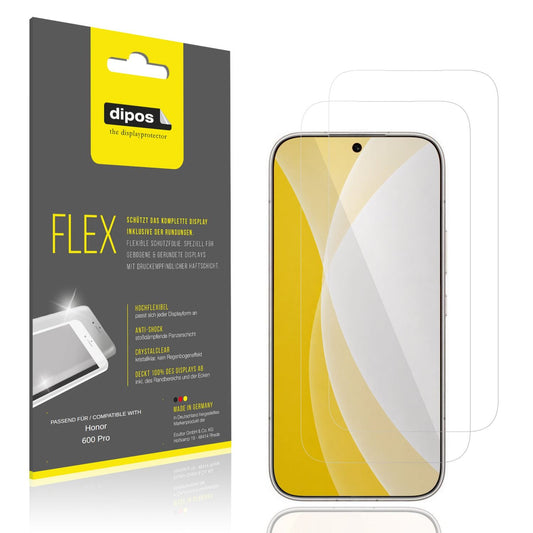 2x 3D Full Cover Schutzfolie für Honor 600 Pro (1)