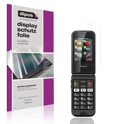 4x Schutzfolie klar für Emporia TalkGlam Display-S (1)