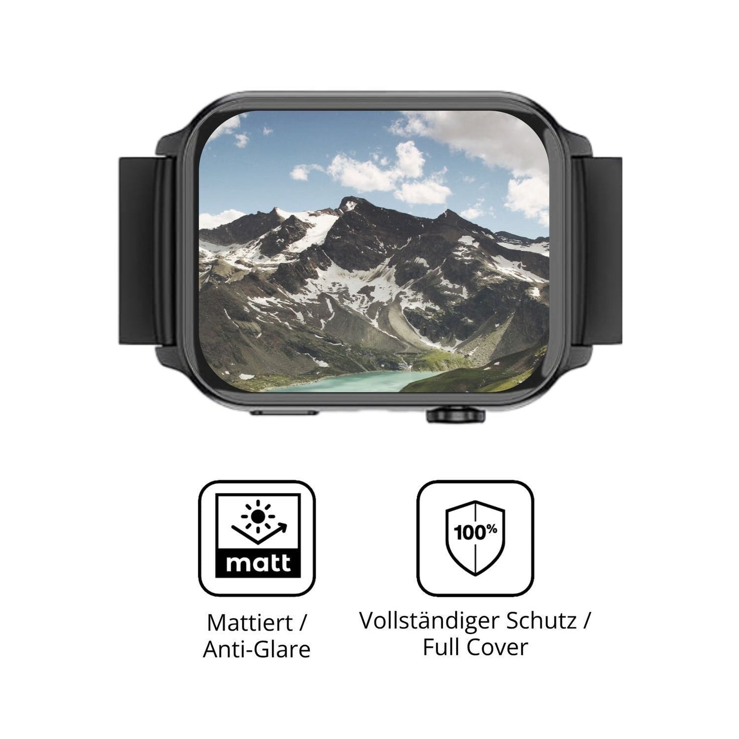 2x Full Cover Schutzfolie matt für IOWODO R30Max (5)