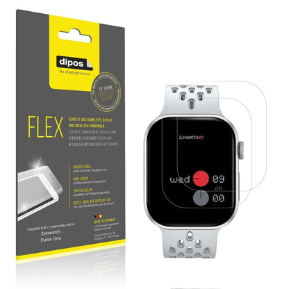 2x 3D Full Cover Schutzfolie für Zenwatch Pulse On (1)