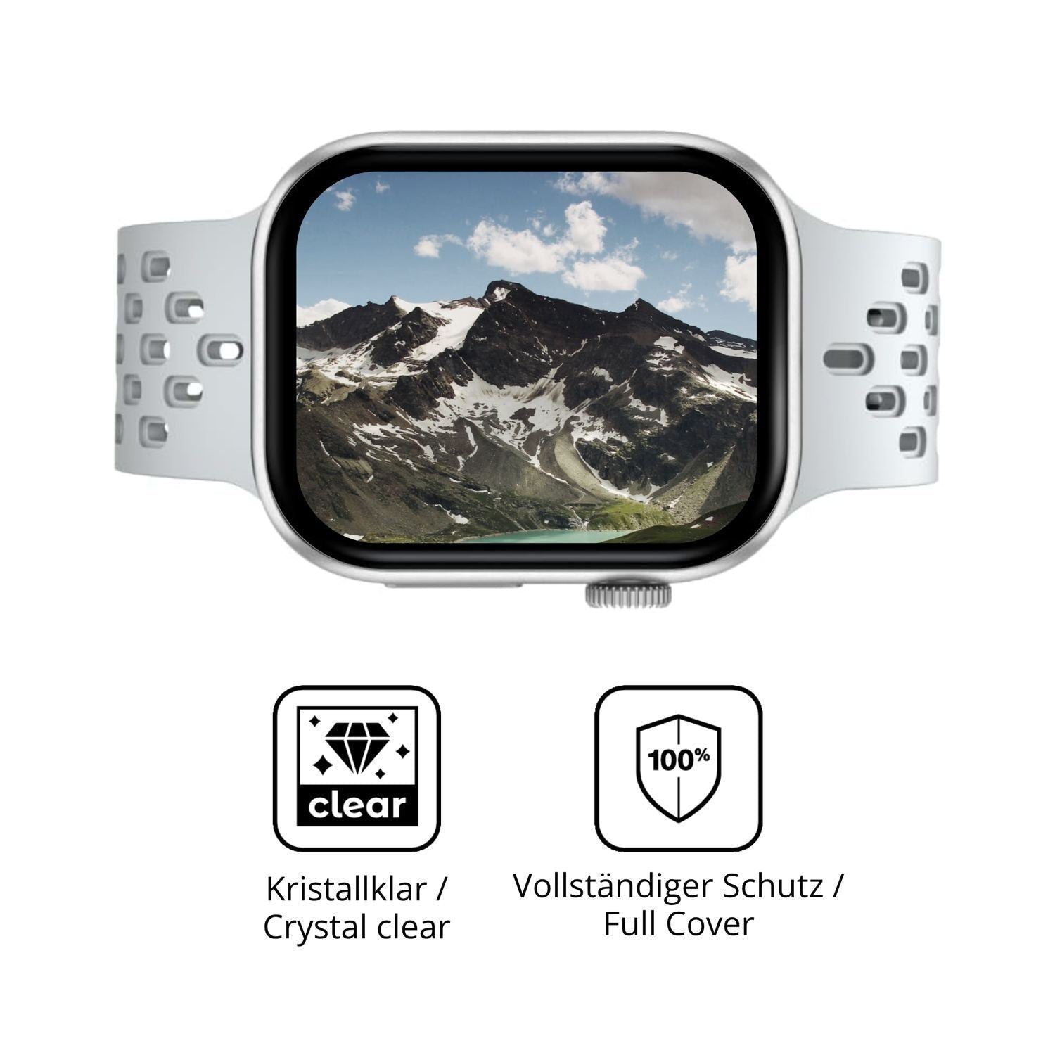 2x 3D Full Cover Schutzfolie für Zenwatch Pulse On (5)