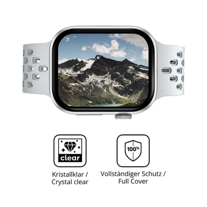 2x 3D Full Cover Schutzfolie für Zenwatch Pulse On (5)