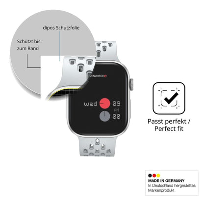 2x Full Cover Schutzfolie matt für Zenwatch Pulse  (6)