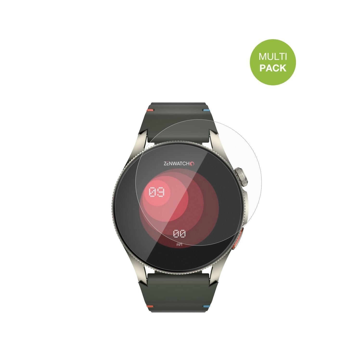 6x Schutzfolie matt für Zenwatch Zenara Titanium D (2)