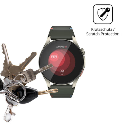 6x Schutzfolie matt für Zenwatch Zenara Titanium D (4)