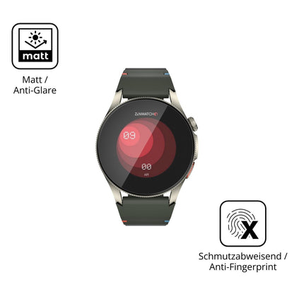 6x Schutzfolie matt für Zenwatch Zenara Titanium D (5)