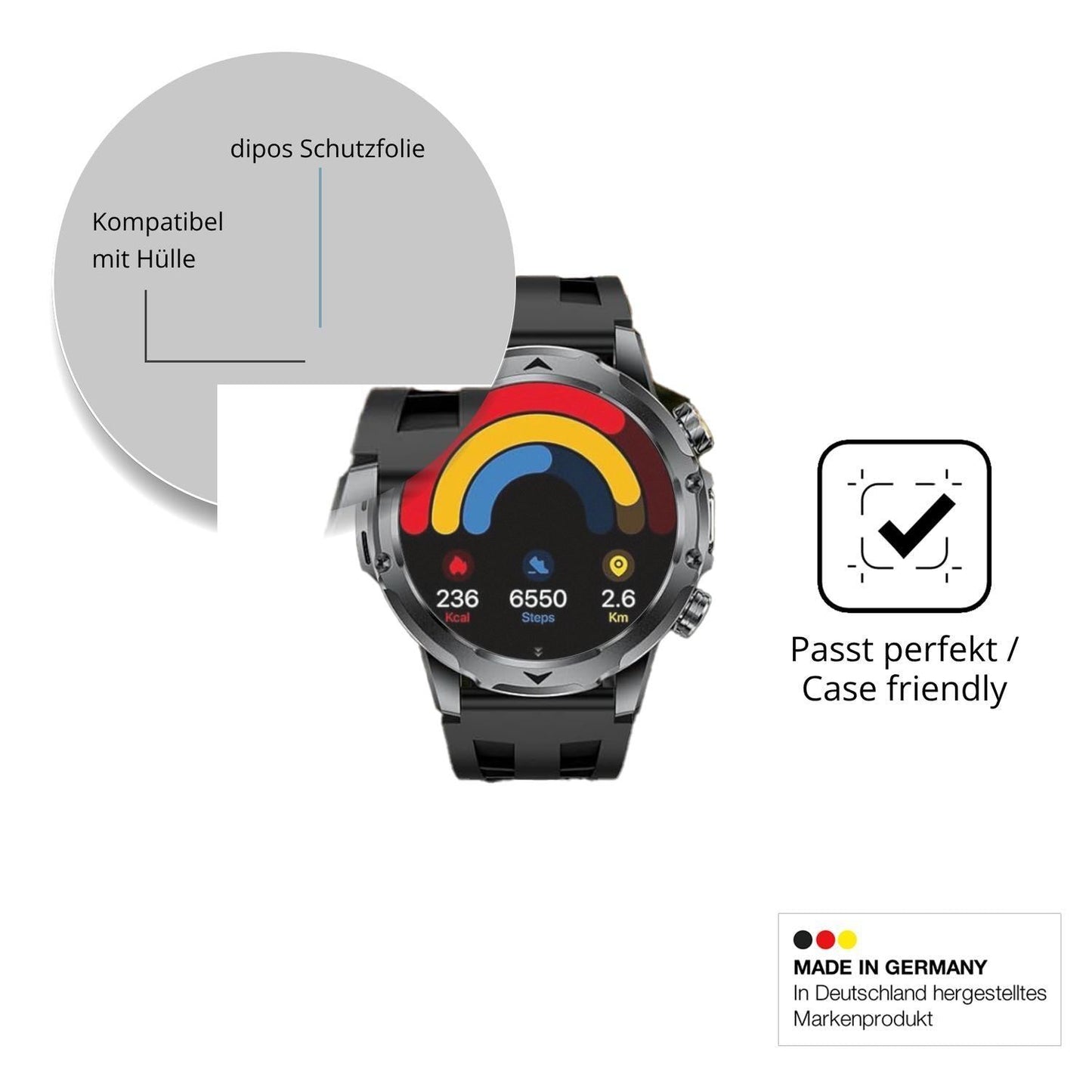 6x Schutzfolie matt für LIGE SMART EF23 1.53 Displ (6)