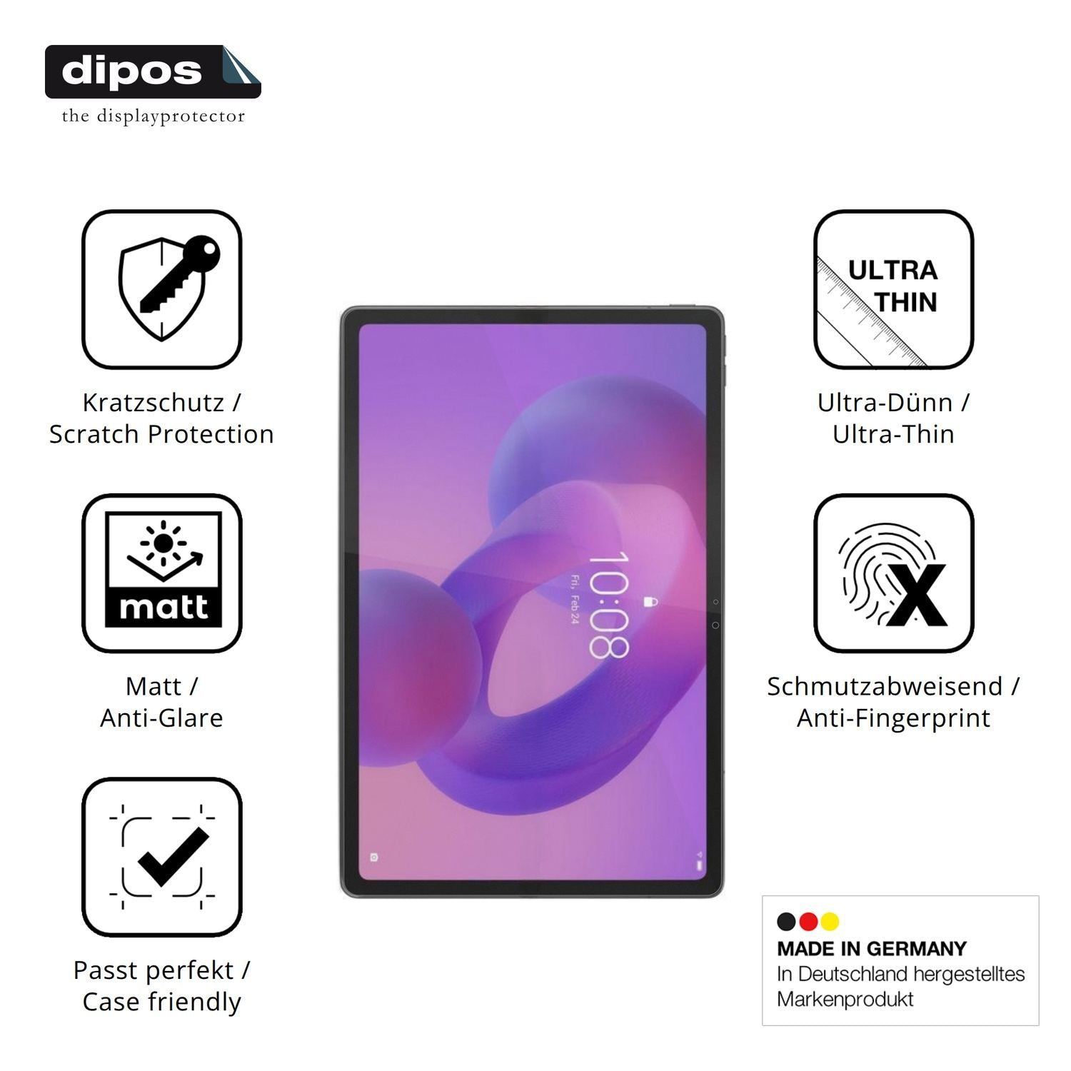 2x Schutzfolie matt für Lenovo Idea Tab Plus TB361 (7)