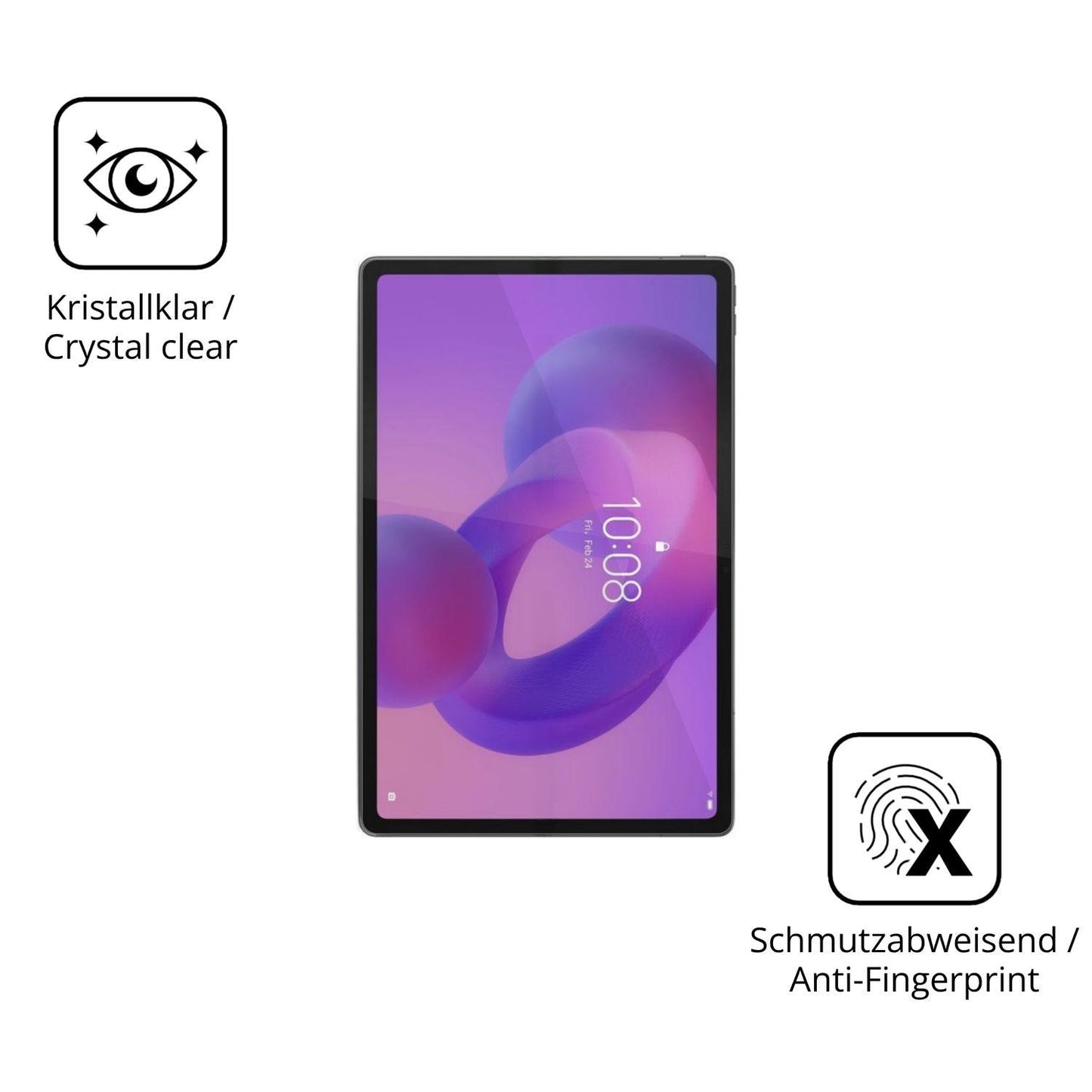 2x 9H Schutzfolie für Lenovo Idea Tab Plus TB361FU (5)