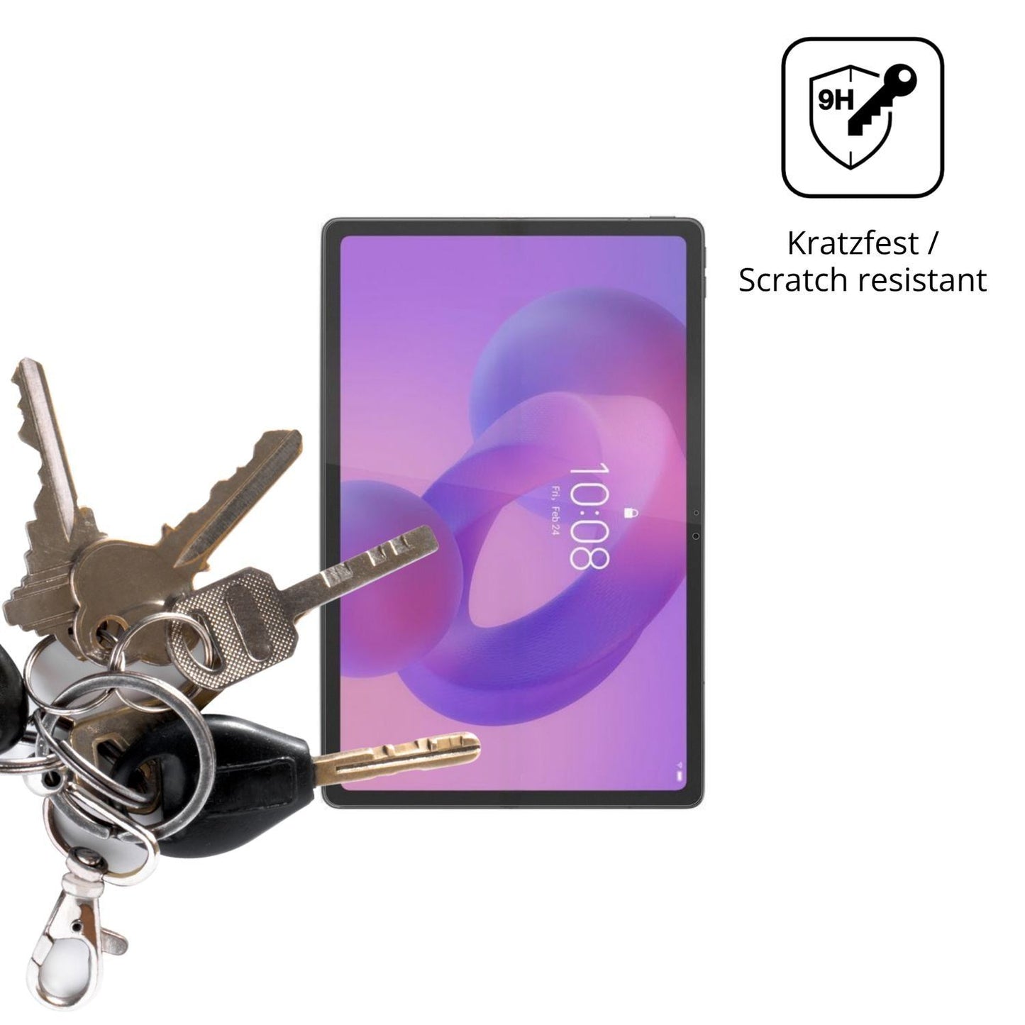 2x 9H Schutzfolie matt für Lenovo Idea Tab Plus TB (3)