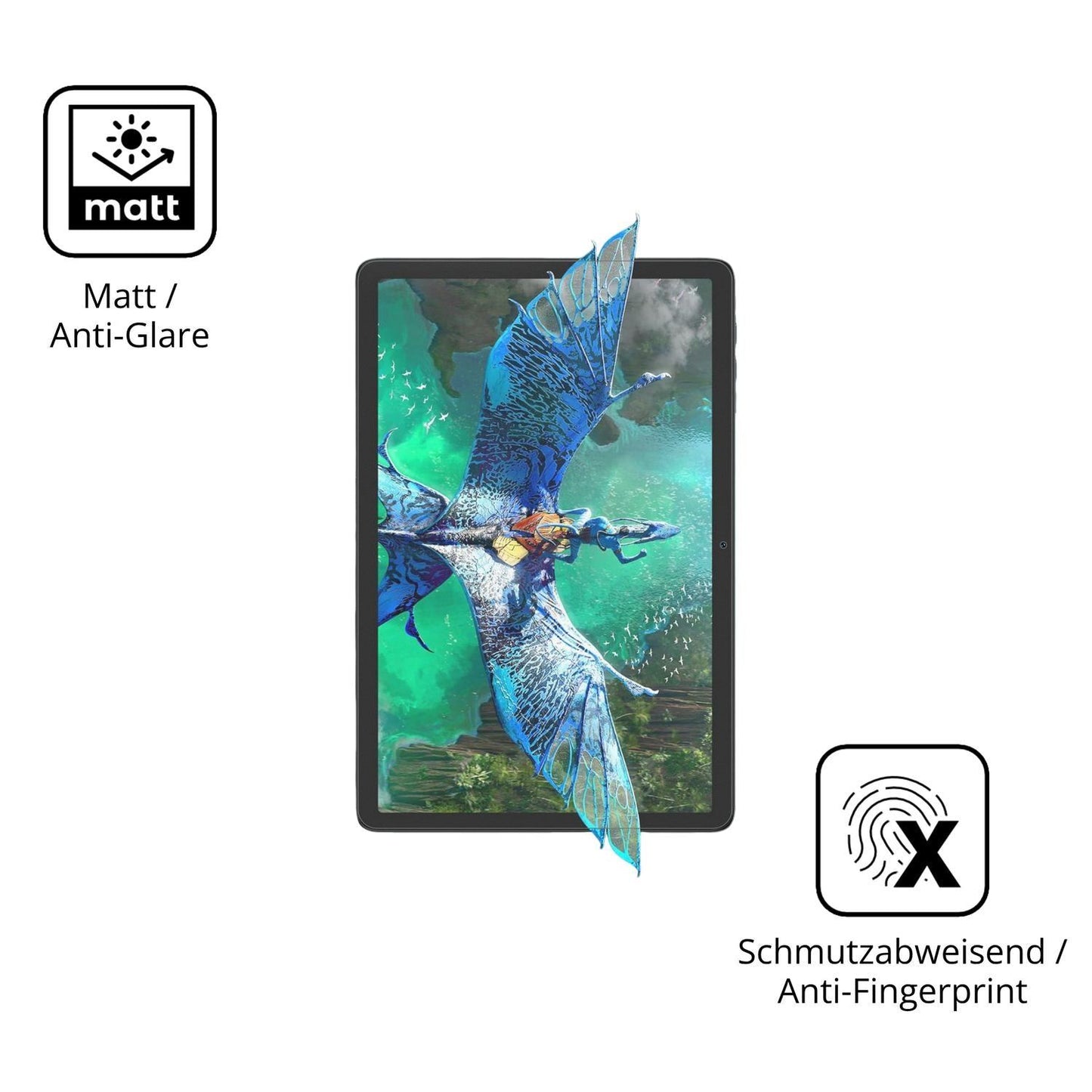 2x Schutzfolie matt für VekfulPC T20 Display-Schut (5)